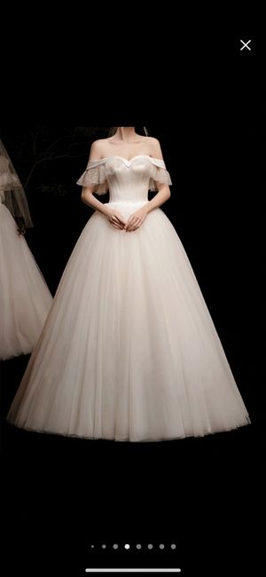 i went in to finalize one dress and did a complete 180… 2