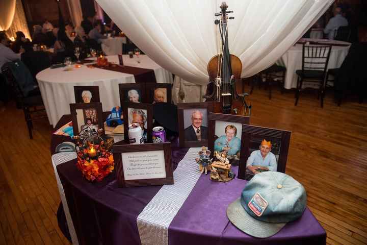 Honoring others at the wedding