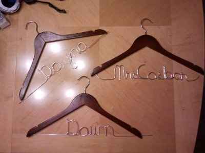 ARGH!  I give up on these freaken DIY personalized hangers!