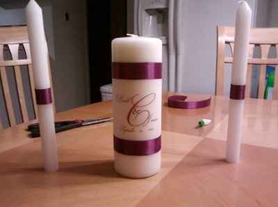 DIY unity candle *PIC*