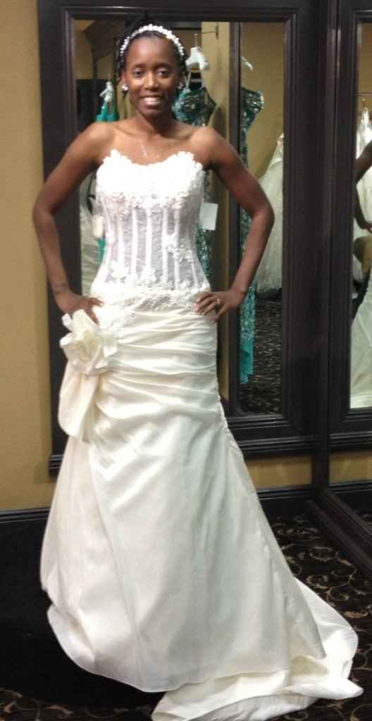 Said yes to dress...