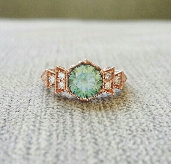 Moissanite Wedding Rings