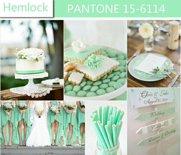 Let's see those mint green wedding pics!