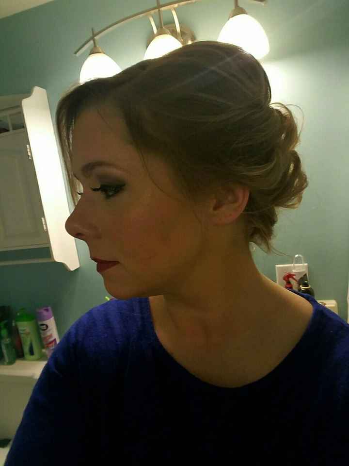 Hair and makeup trial!!