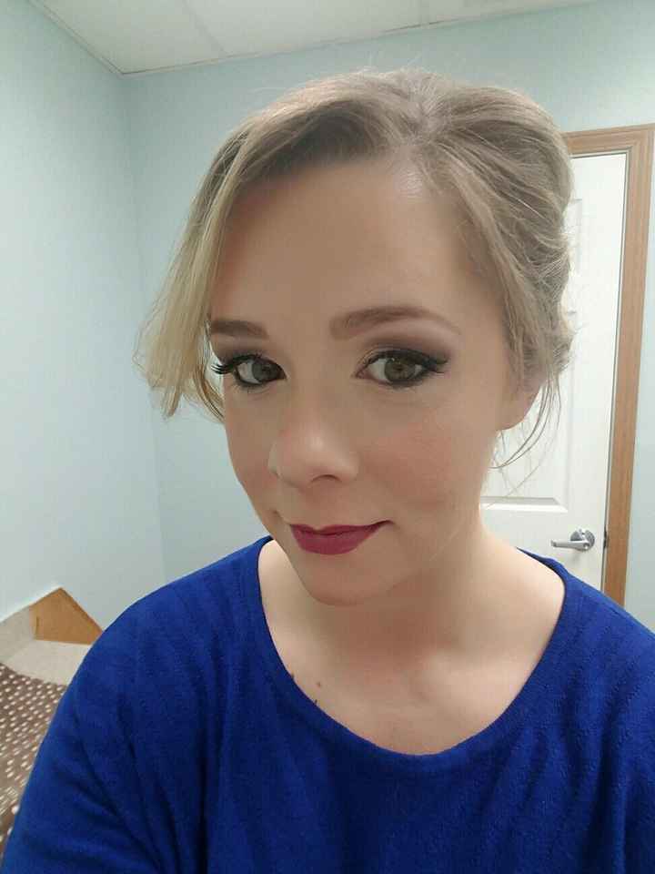 Hair and makeup trial!!