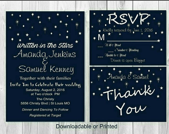 Invitation opinions, please?