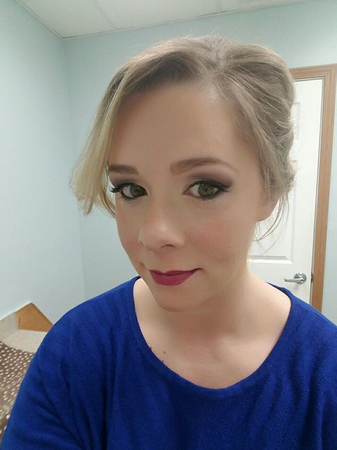 Hair and makeup trial!!