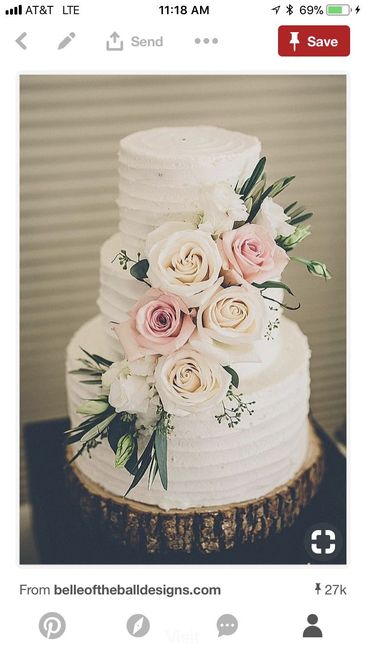  Show me your wedding cake/ wedding cake inspo! - 1