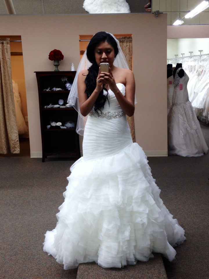 My dress!!!! =] Any other Mori Lee brides?