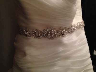 show me your wedding dress belts!
