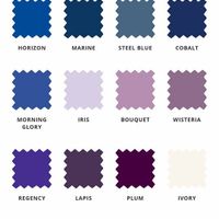 Bridesmaids colors -wisteria, plum and bouquet 