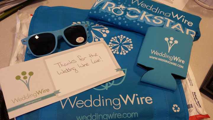 What's in a Wedding Wire Swag Bag?