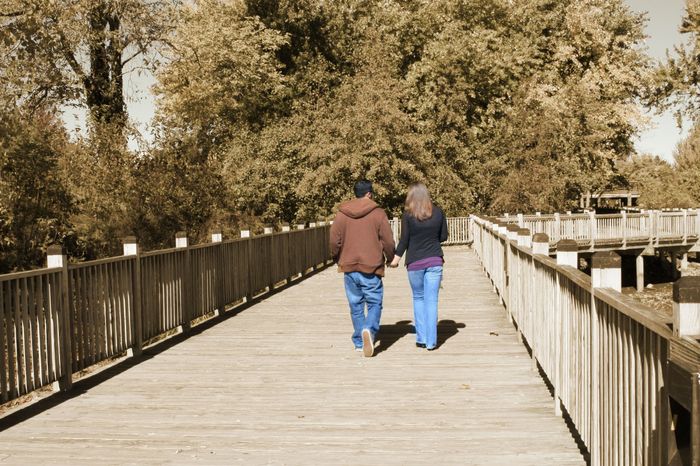 Where did you take your engagement pictures?