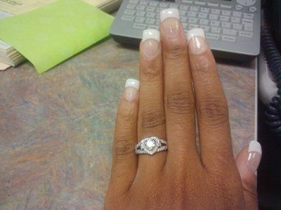 7 months to go! Wedding band came in...pic!