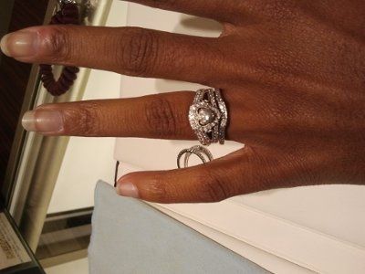 My wedding band came in!!! *pic* Show off your Ring!!!!