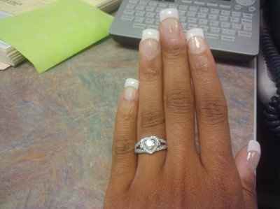 7 months to go! Wedding band came in...pic!