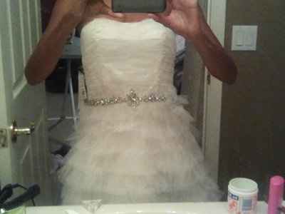 I GOT MY RECEPTION DRESS! *PICS*