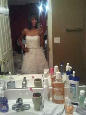 I GOT MY RECEPTION DRESS! *PICS*