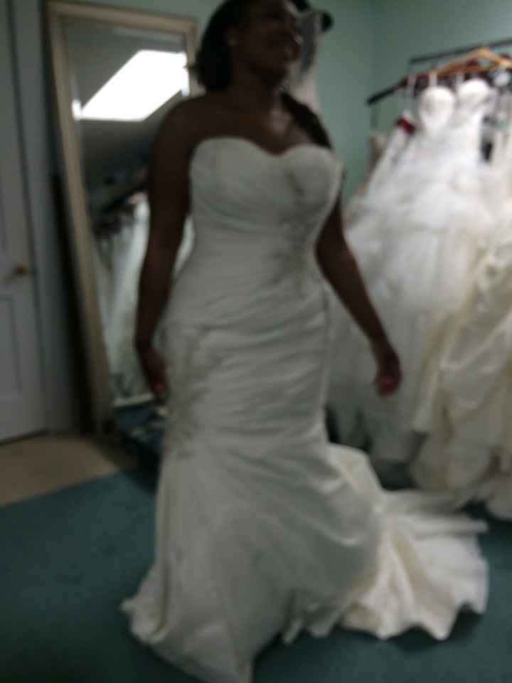 Wedding dress and alterations