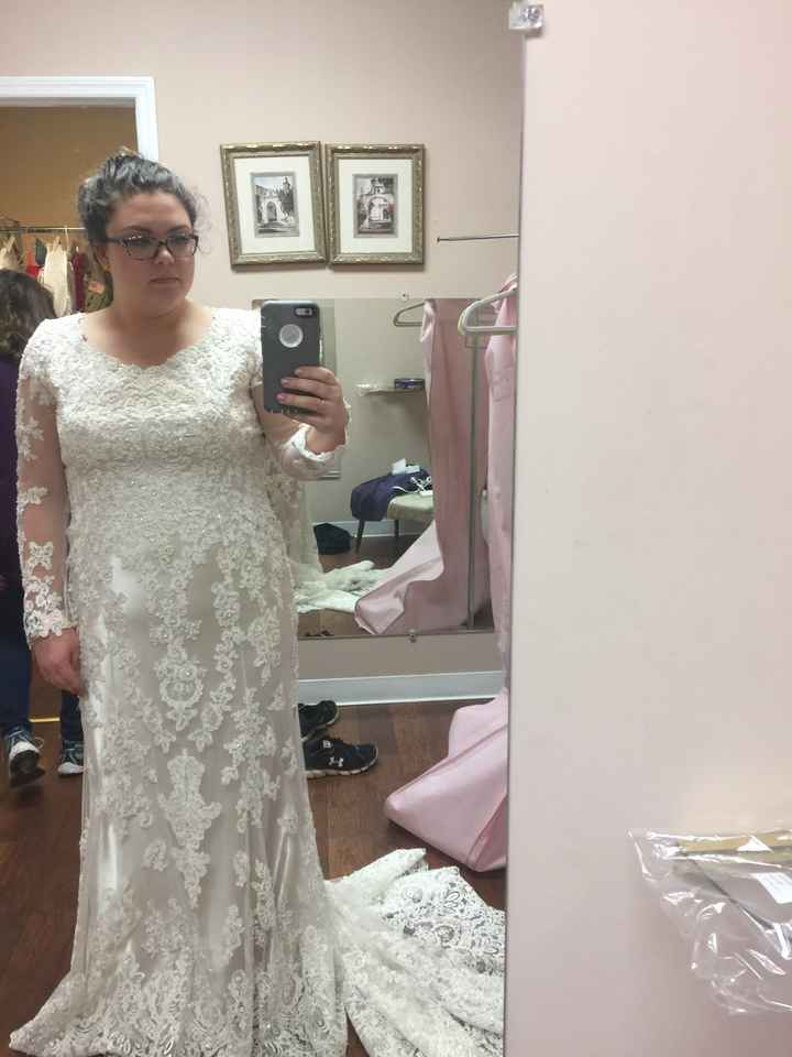 Picked up my dress today! - 1
