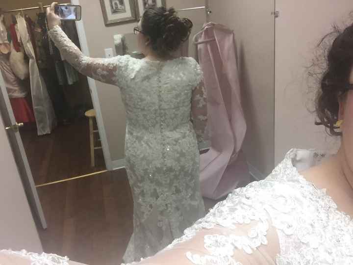 Picked up my dress today! - 4