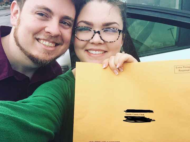 Marriage license? Check!! ✅ - 1