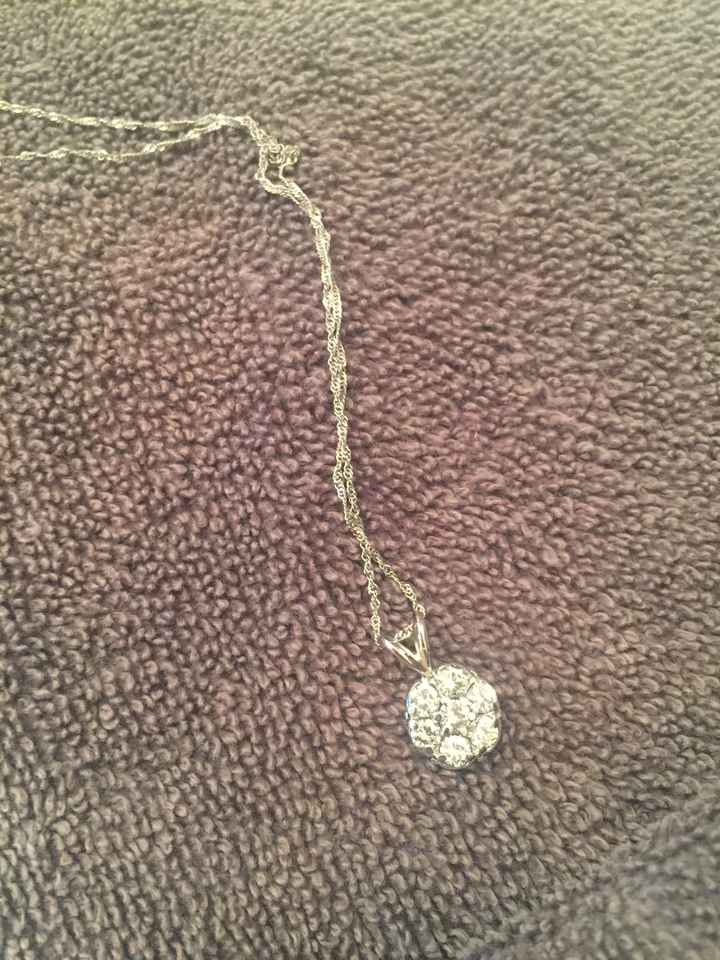 Wedding jewelry! Do these look ok together? - 1