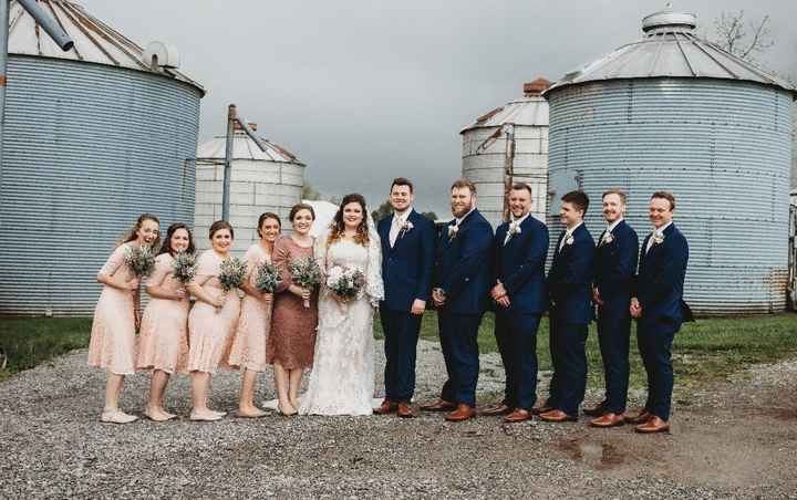 The only full bridal party picture we got before.......