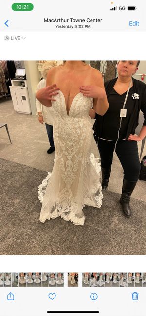 Wedding dress - alterations suggestions needed! Strapless and trumpet /mermaid fit 1