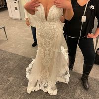 Wedding dress - alterations suggestions needed! Strapless and trumpet /mermaid fit - 1
