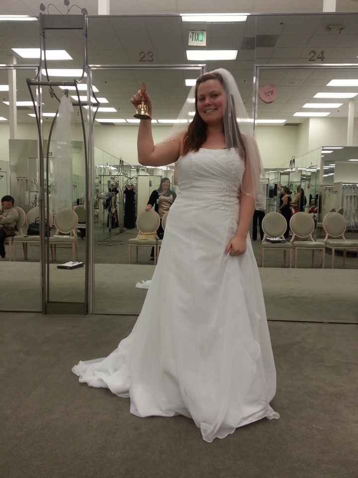 I said yes to the dress! :)