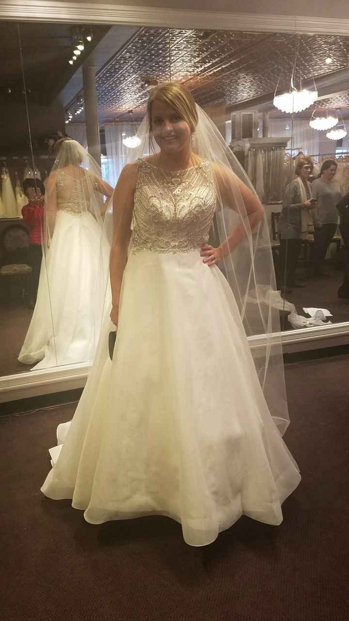 What kind of headpiece are you going with?