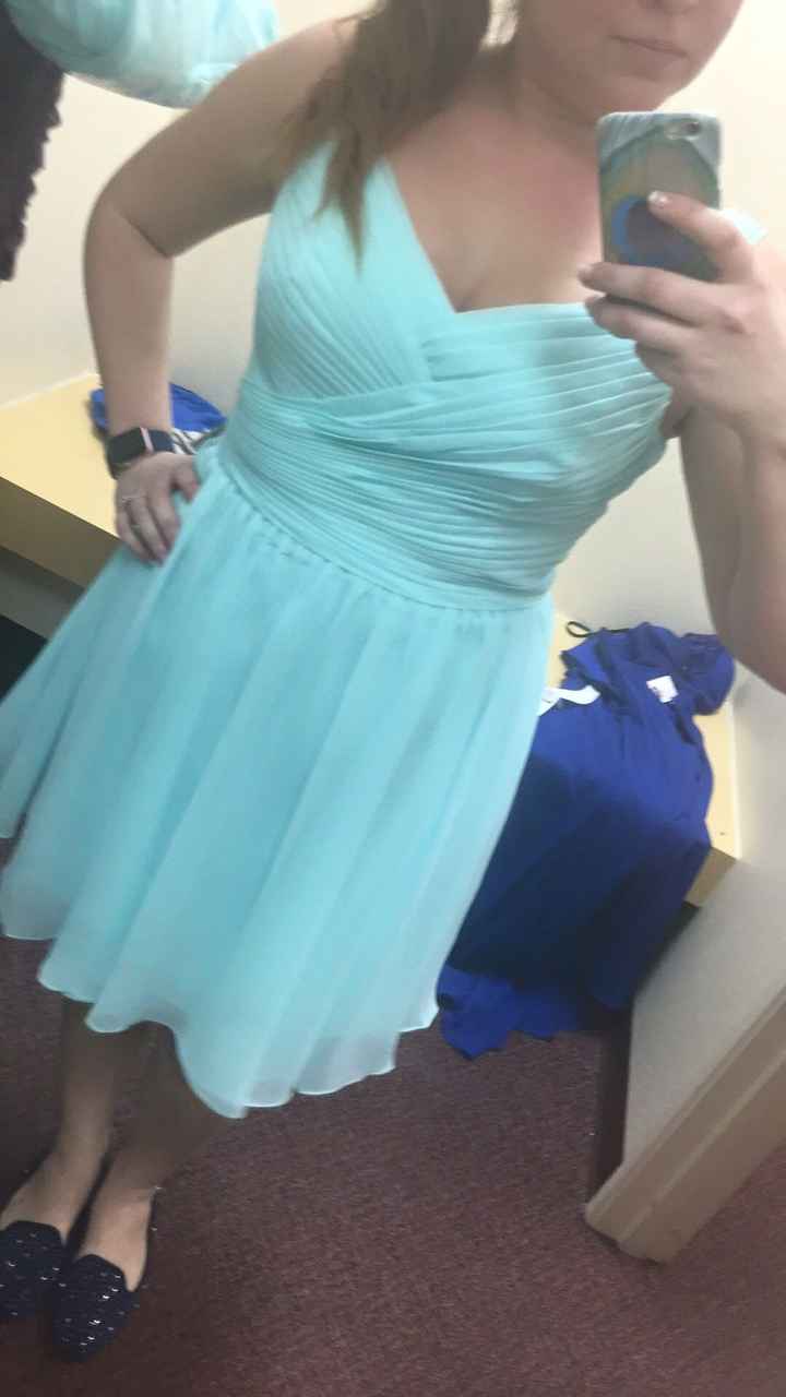 Bridesmaid dress score!