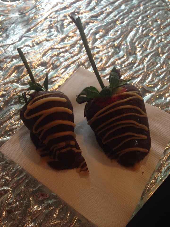 Back from cake and food tasting!