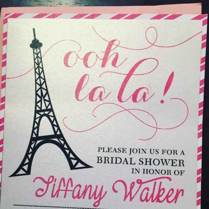 My invites are in the mail. Oh. My. Gosh. APRIL 2016 BRIDES! What up, though?!