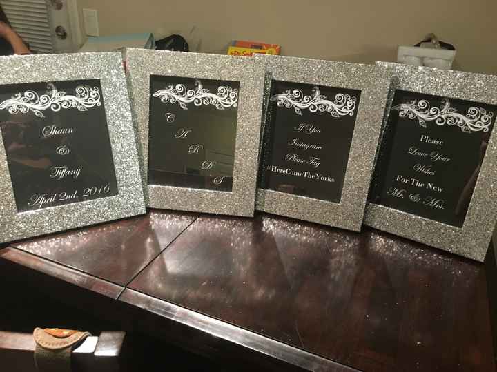 Wedding sign help!
