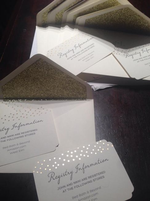 Bridal shower invites
