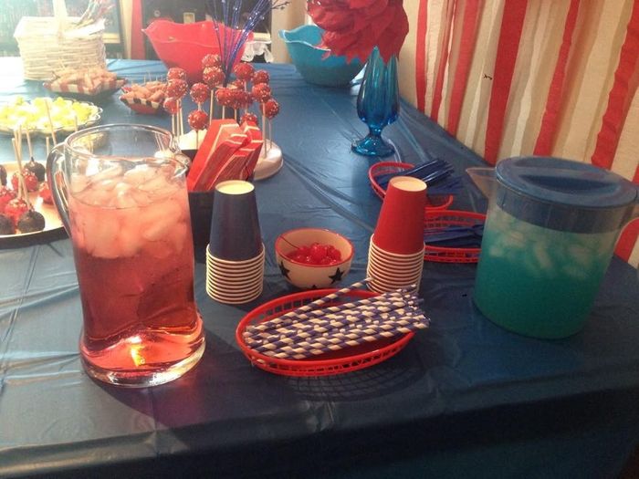 NWR - everything is coming along great for my sister's baby's gender reveal party!