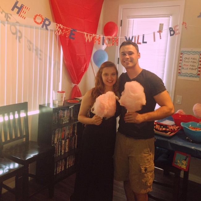 NWR - everything is coming along great for my sister's baby's gender reveal party!
