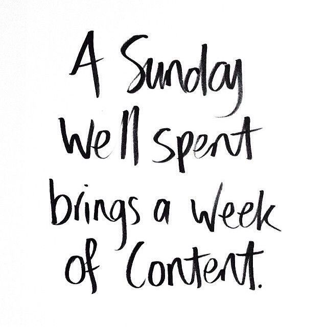 Positive Sunday