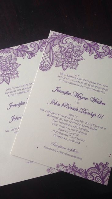 Invitations on a budget