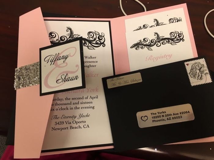 Did you DIY Invites? Pictures welcome!!