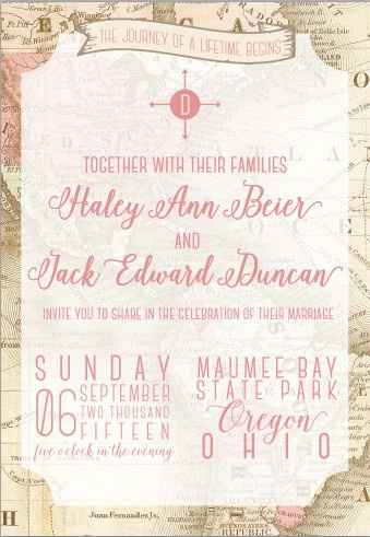 How did you choose invitations?