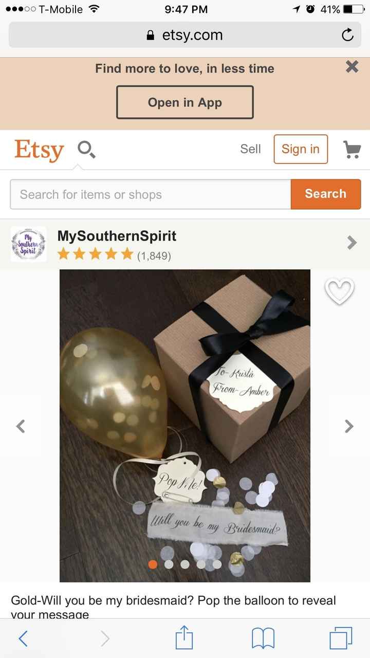 Proposal Bridesmaids!