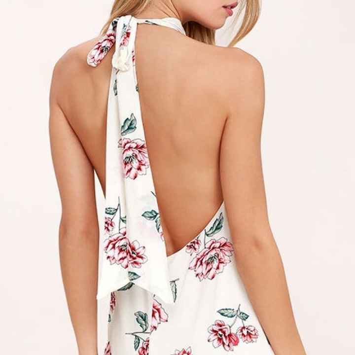 Bridal shower outfit