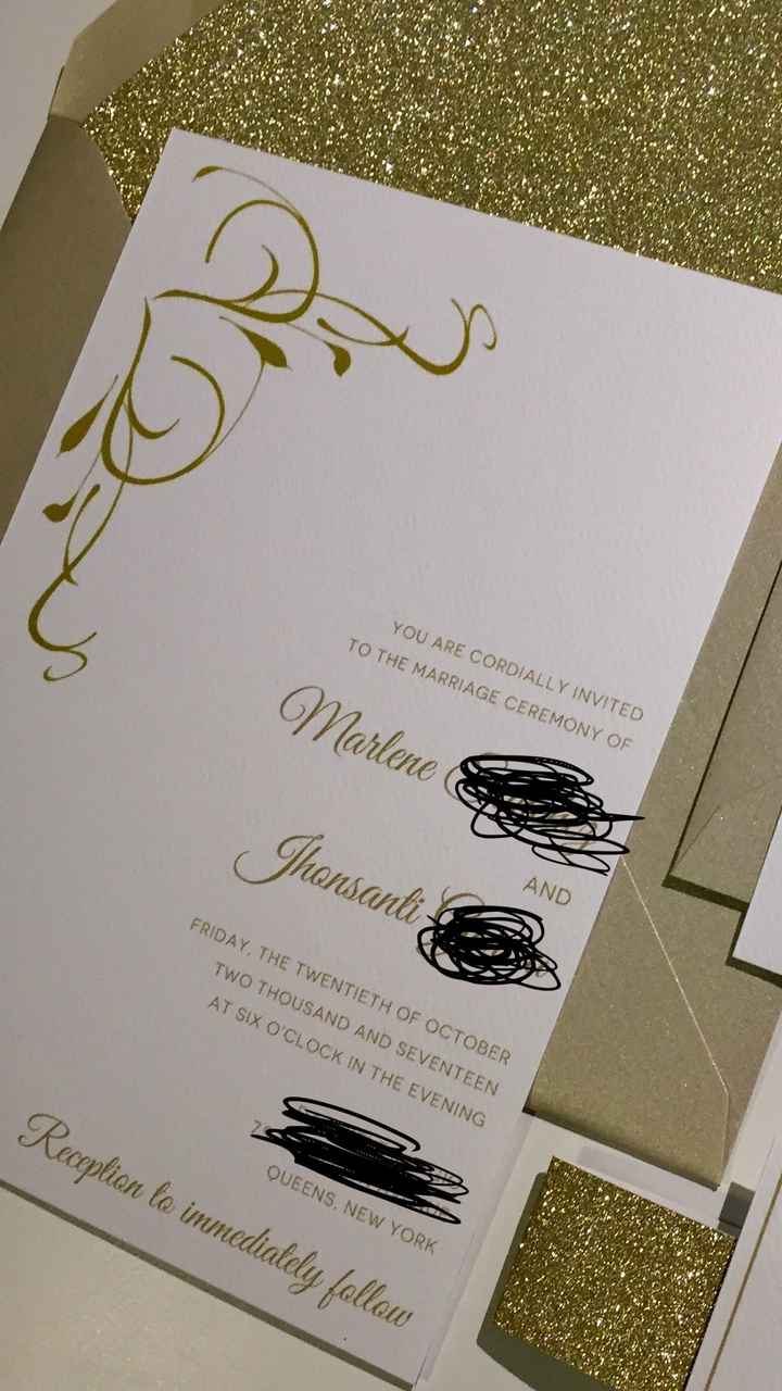 Critique my Wedding Invitations