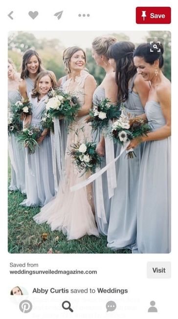 Blush wedding gown styling