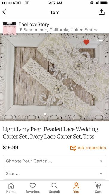 Garters: Etsy Edition