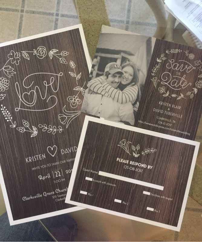Invitations came in!!!