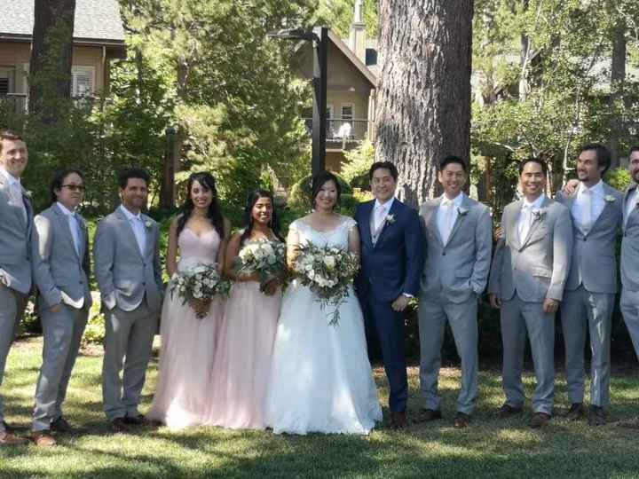 Grooms in Navy Suits! - 1